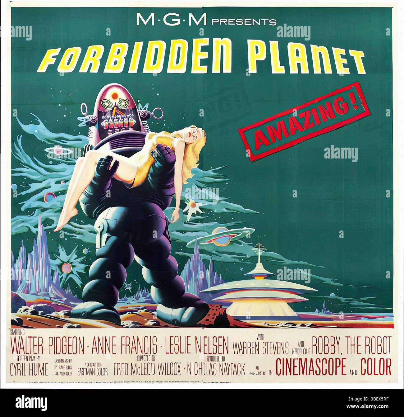 Forbidden planet poster hi-res stock photography and images - Alamy