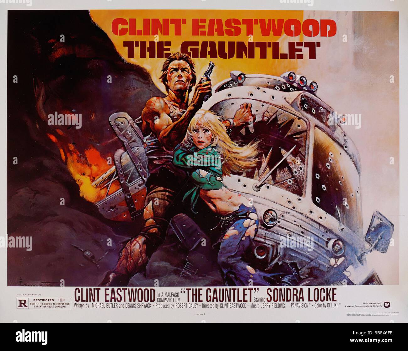 The gauntlet movie poster hi-res stock photography and images - Alamy