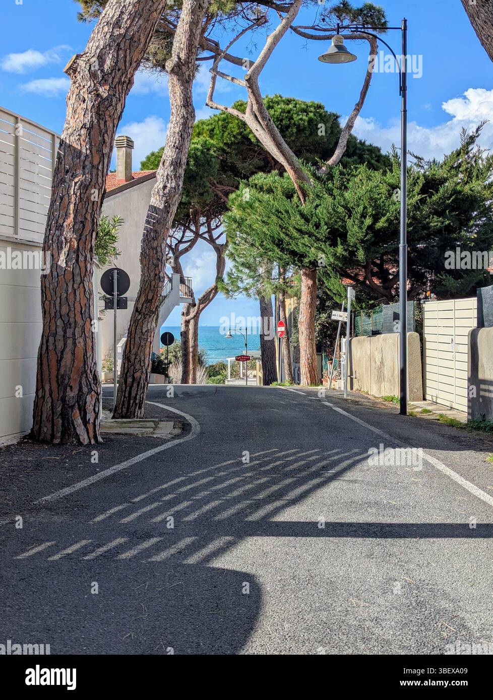 Wandering around the streets of Castiglioncello - Smartphone Captured Stock Image