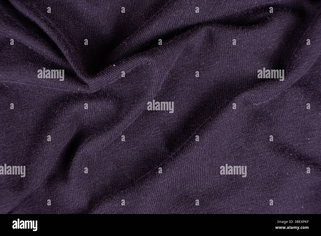 Poor Quality Worn Cotton Fabric With Macro Pills. Stock Photo
