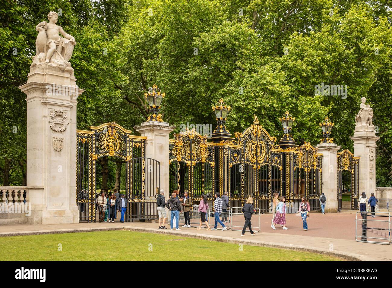 Green Park London Stock Photo