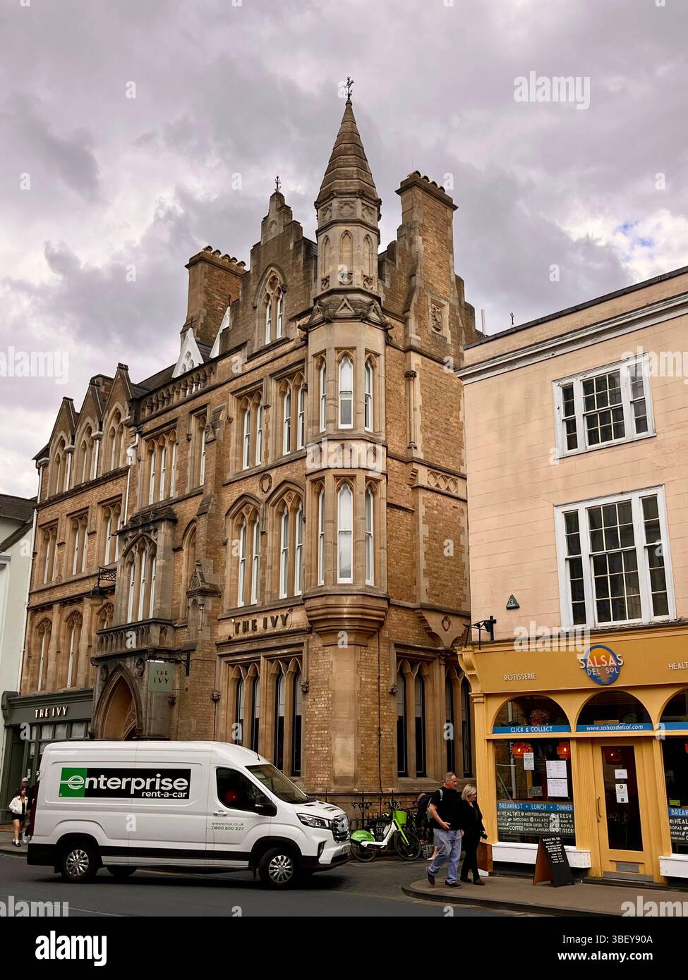 The aesthetic architecture of churches and cathedrals in Oxford in Oxfordshire, England, United Kingdom, Europe. - Smartphone Captured Stock Image