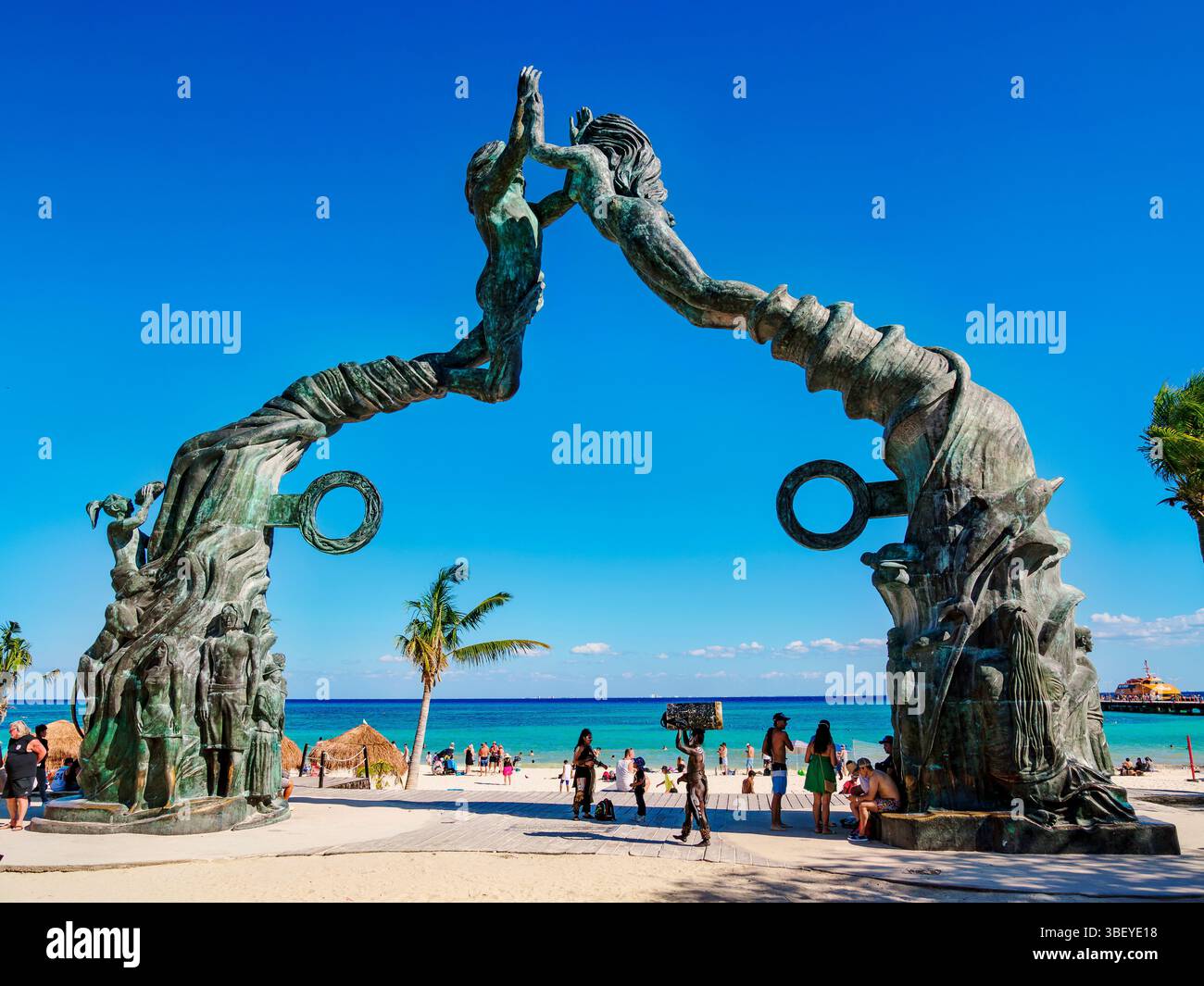 Portal Maya Sculpture At Los Fundadores Park Playa Del Carmen portal-maya-sculpture-at-los-fundadores-park-playa-del-carmen