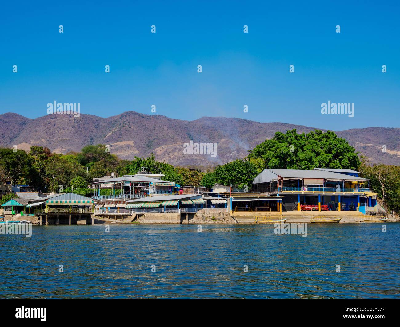 Grijalva River, Chiapa de Corzo, Chiapas State, Mexico Stock Photo