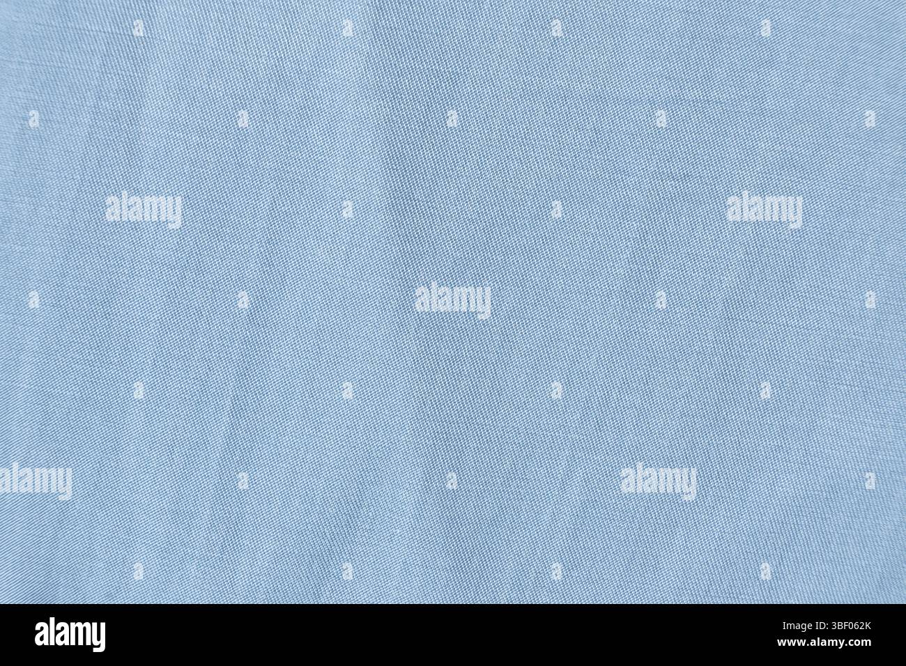 Blue Polyester Elastane Fabric Close-up. Stock Photo