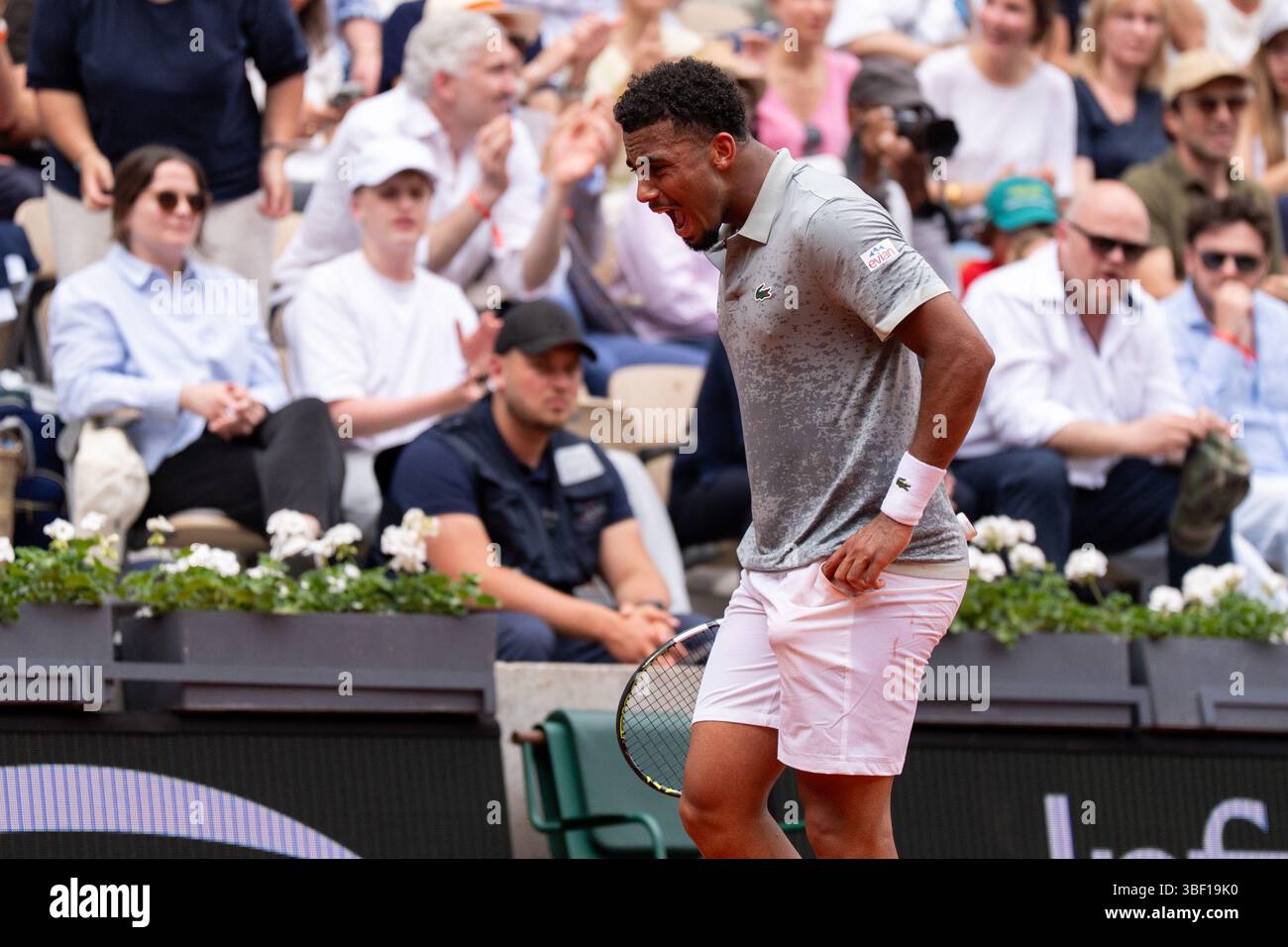 Paris, France. 29th May, 2025. PARIS, FRANCE - MAY 29: Arthur Fils of France during Day Five of the 2025 French Open at Roland Garros on May 29, 2025 in Paris, France. (Photo by Marleen Fouchier/BSR Agency) Credit: BSR Agency/Alamy Live News Stock Photo