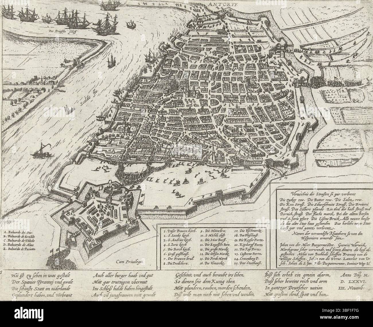 Cologne, Hogenberg, Frans, Cologne, Series 7: Dutch Events, 1576-1577 ...