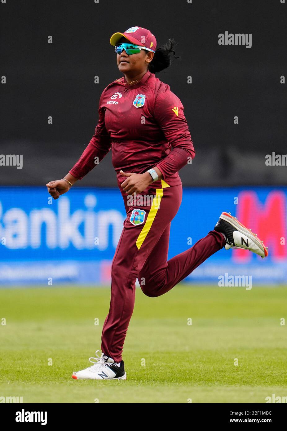 Shabika Rai West Indies' Shabika Gajnabi fielding during the first Women's One Day ...