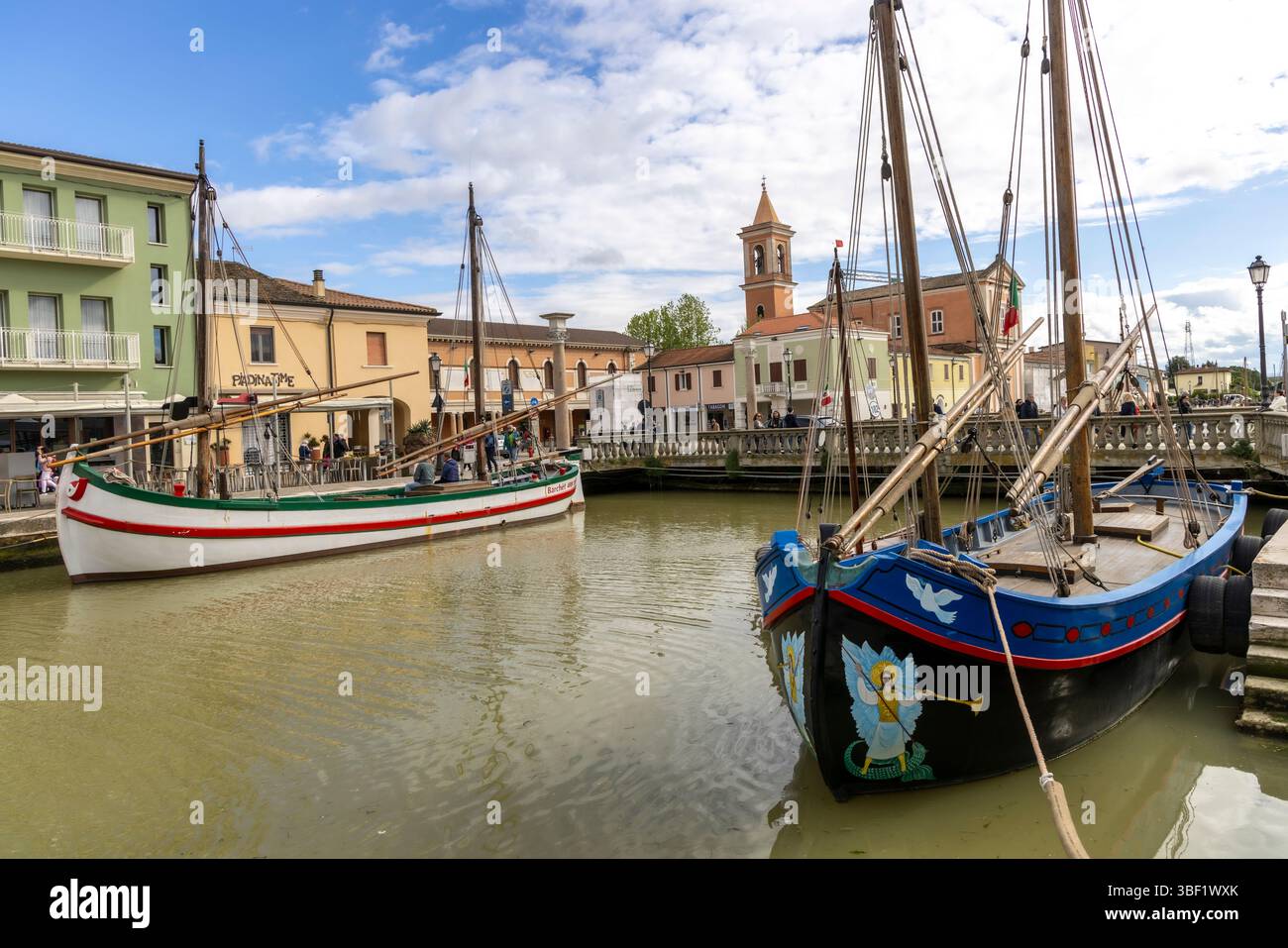 Cesenatico, Emilia-Romagna, Italy : April, 25, 2025 : The port of