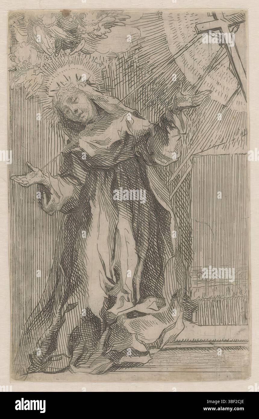 Italy, Vanni, Francesco, Saint Catherine of Siena receives the stigmata ...