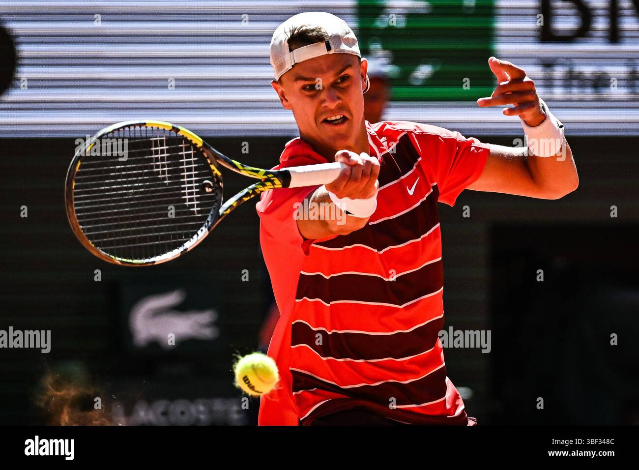 Holger RUNE of Denmark during the sixth day of the Roland-Garros 2025 ...