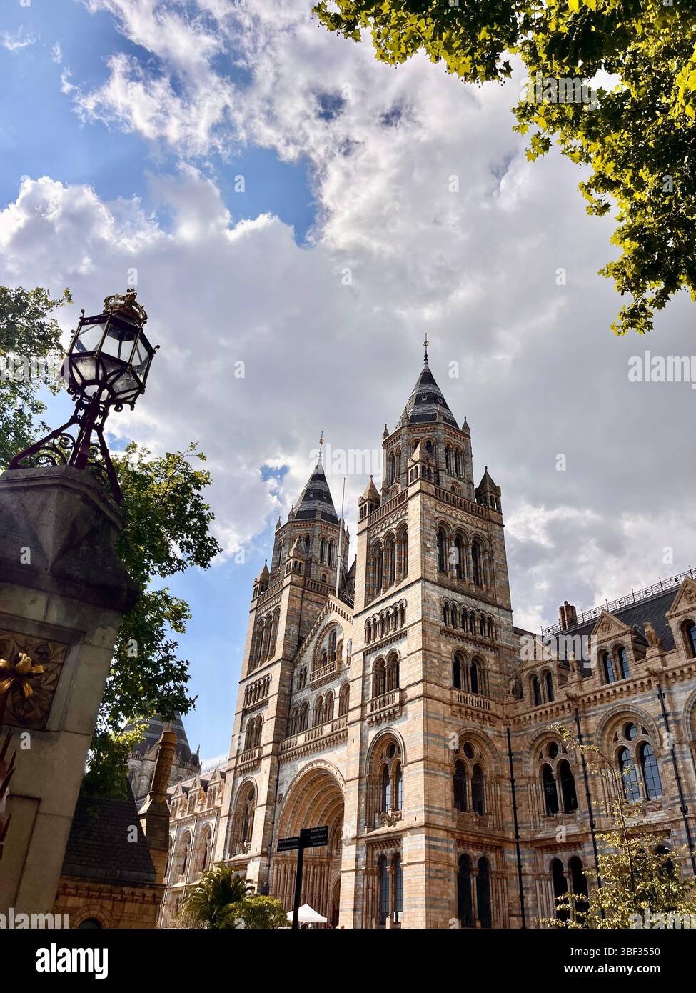 An impressive and aesthetic building in London City, England, United Kingdom, Europe on a sunny day in Spring. - Smartphone Captured Stock Image