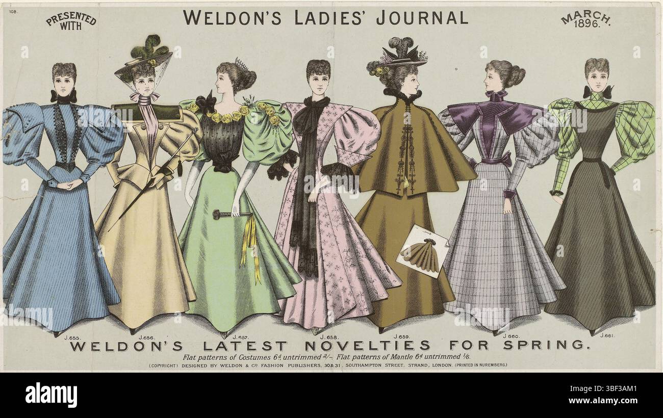 different fashions of dresses The Last and Newest Fashions, 1839. Morning & Evening Dresses