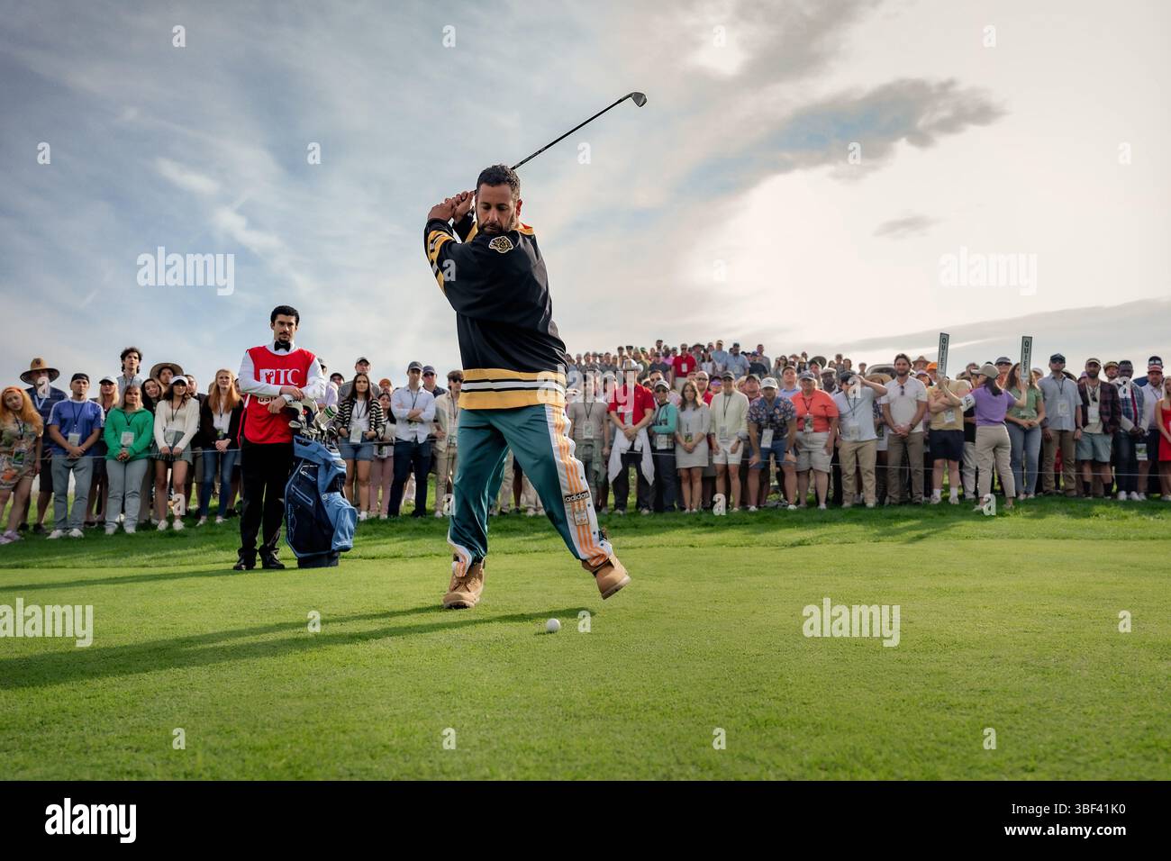 RELEASE DATE: July 25, 2025. TITLE: Happy Gilmore 2. STUDIO: Netflix. DIRECTOR: Kyle Newacheck. PLOT: Continuing Happy Gilmore series. STARRING: ADAM SANDLER as Happy Gilmore. (Credit Image: © Netflix/Entertainment Pictures/ZUMAPRESS.com) EDITORIAL USAGE ONLY! Not for Commercial USAGE! Stock Photo