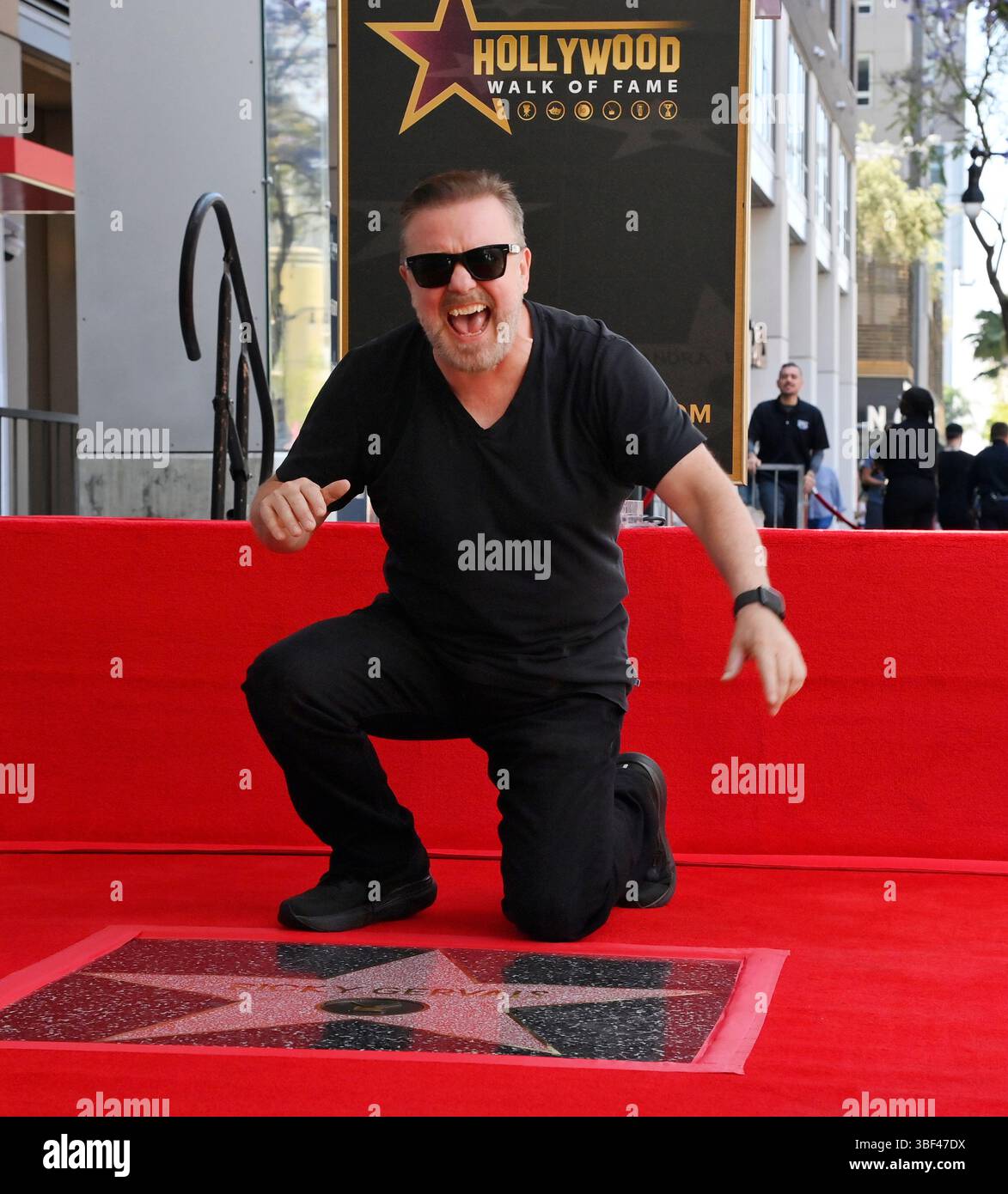 Los Angeles, United States. 30th May, 2025. Comedian Ricky Gervais ...