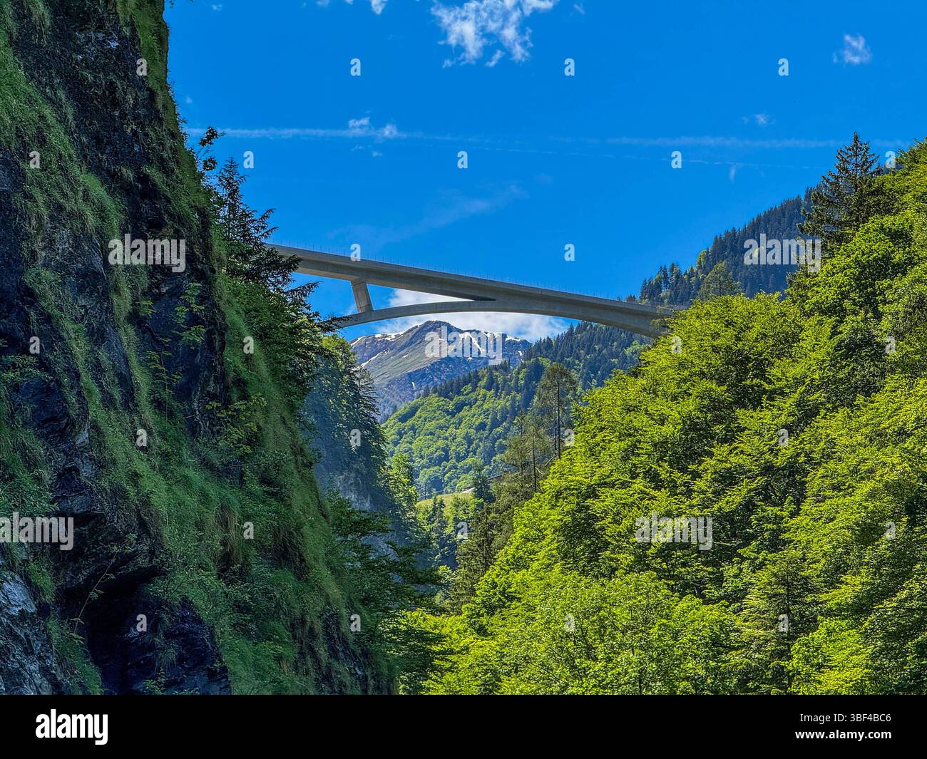 Tamina-Schlucht, Bad Ragaz, Schweiz: Blick auf die imposante ...