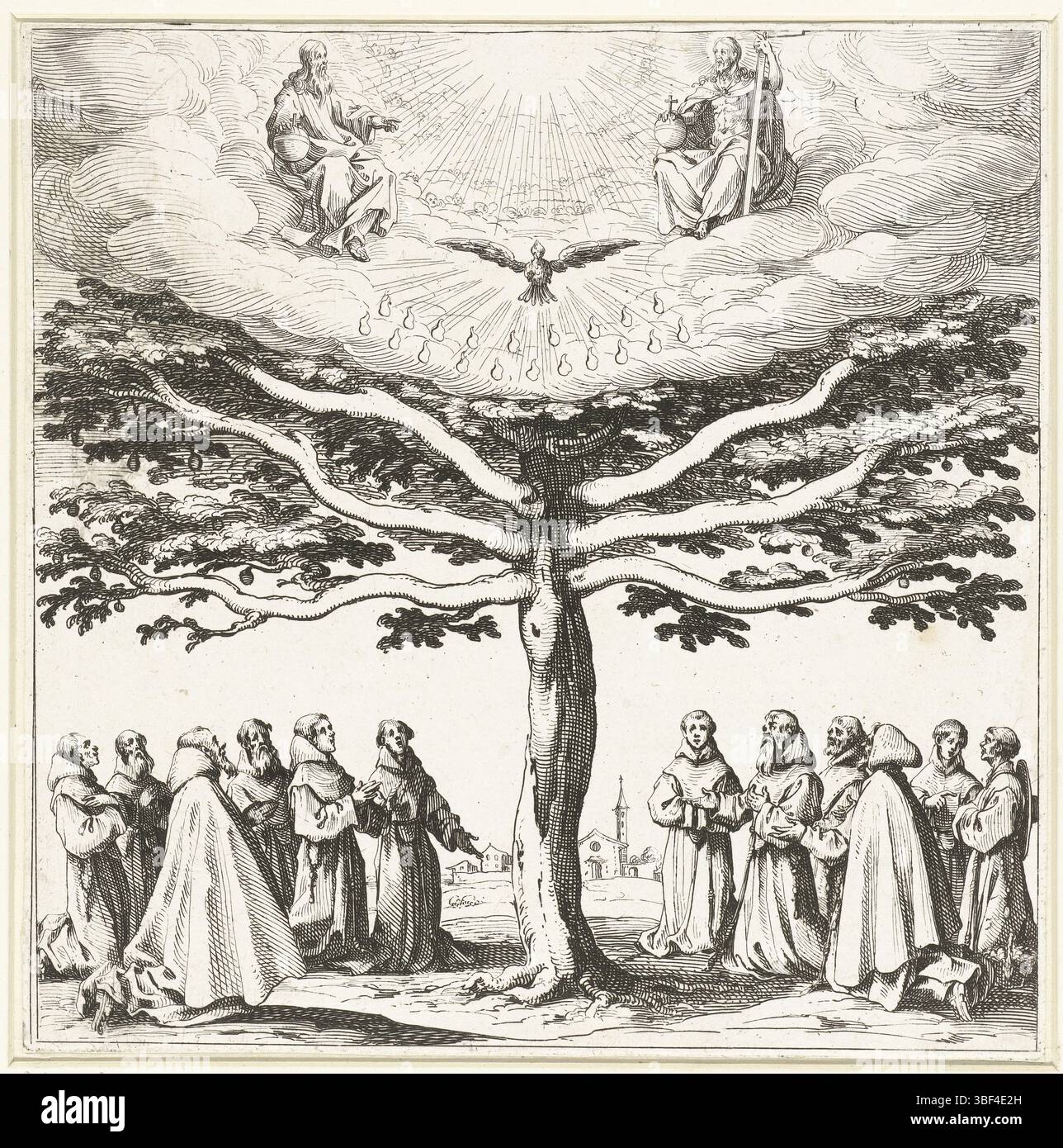 Munks Tree Twelve franciscan monks hi-res stock photography and images - Alamy