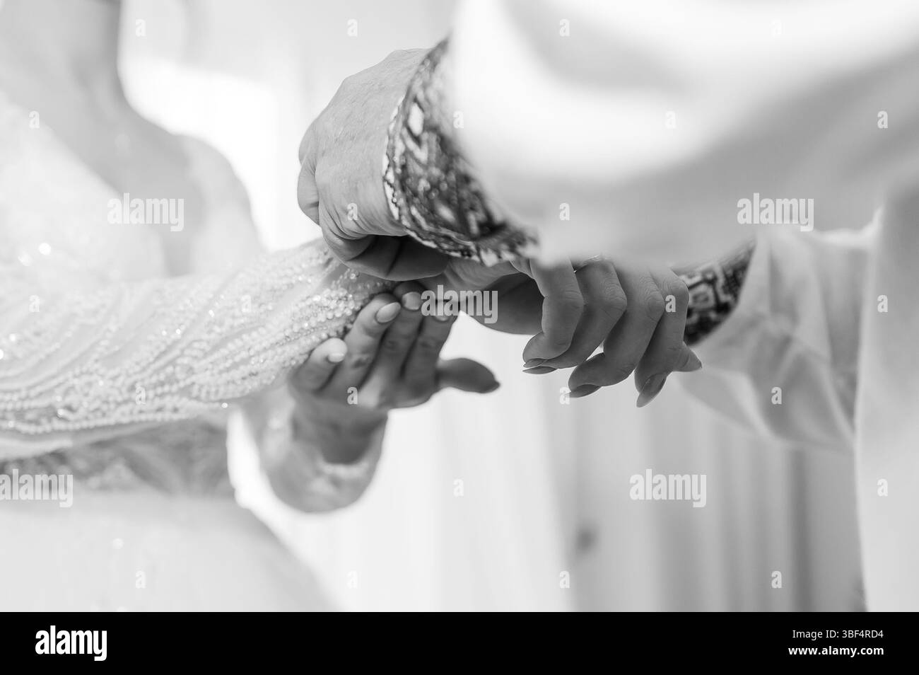 Adjusting shoes Black and White Stock Photos & Images - Alamy