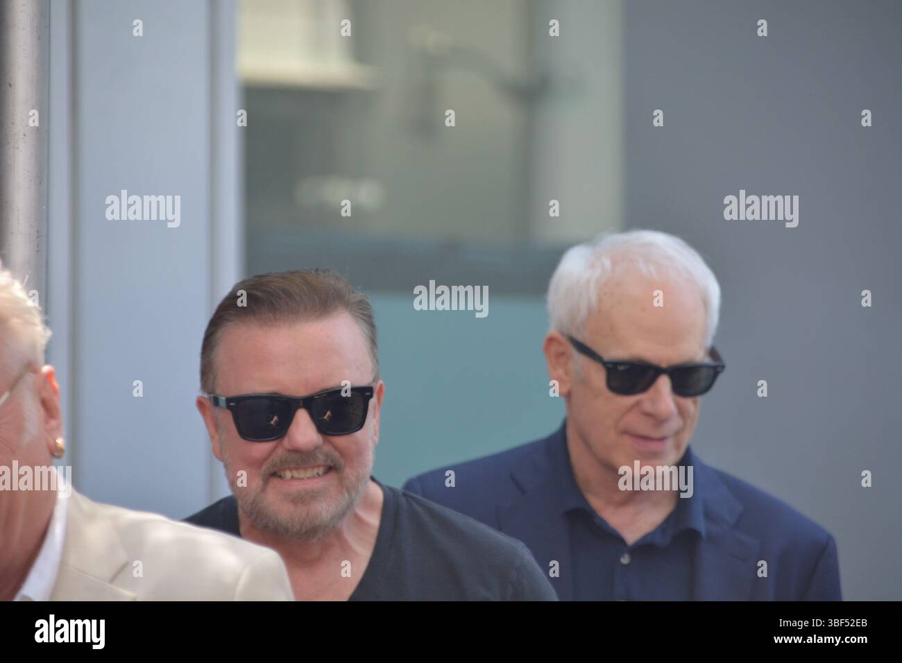 Ricky Christopher Ricky Gervais and Christopher Guest pose together at Ricky Gervais’s ...