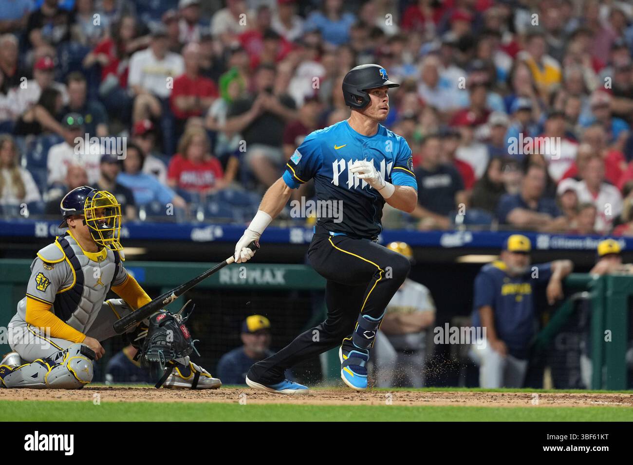 Philadelphia Phillies' Max Kepler plays during a baseball game Friday ...