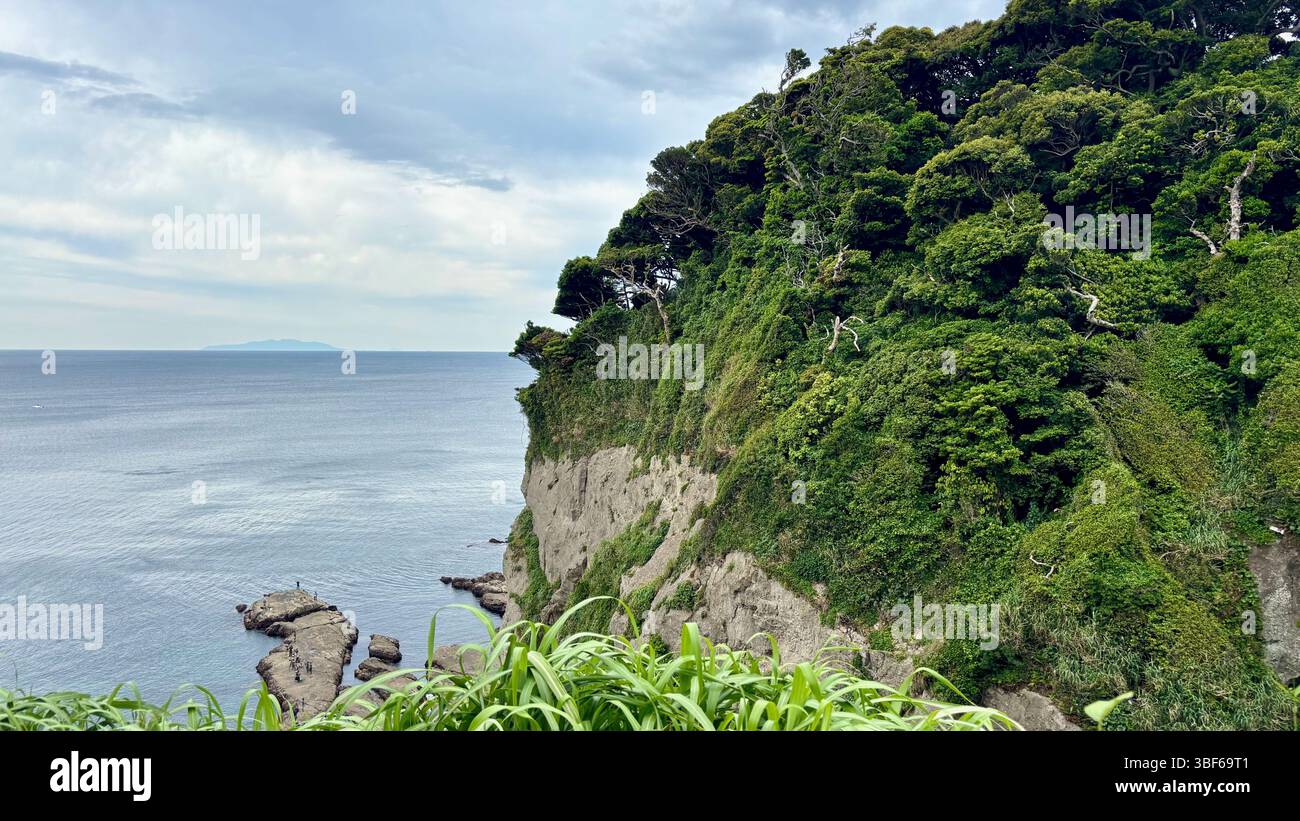 Coastline cliff japanese landscape hi-res stock photography and