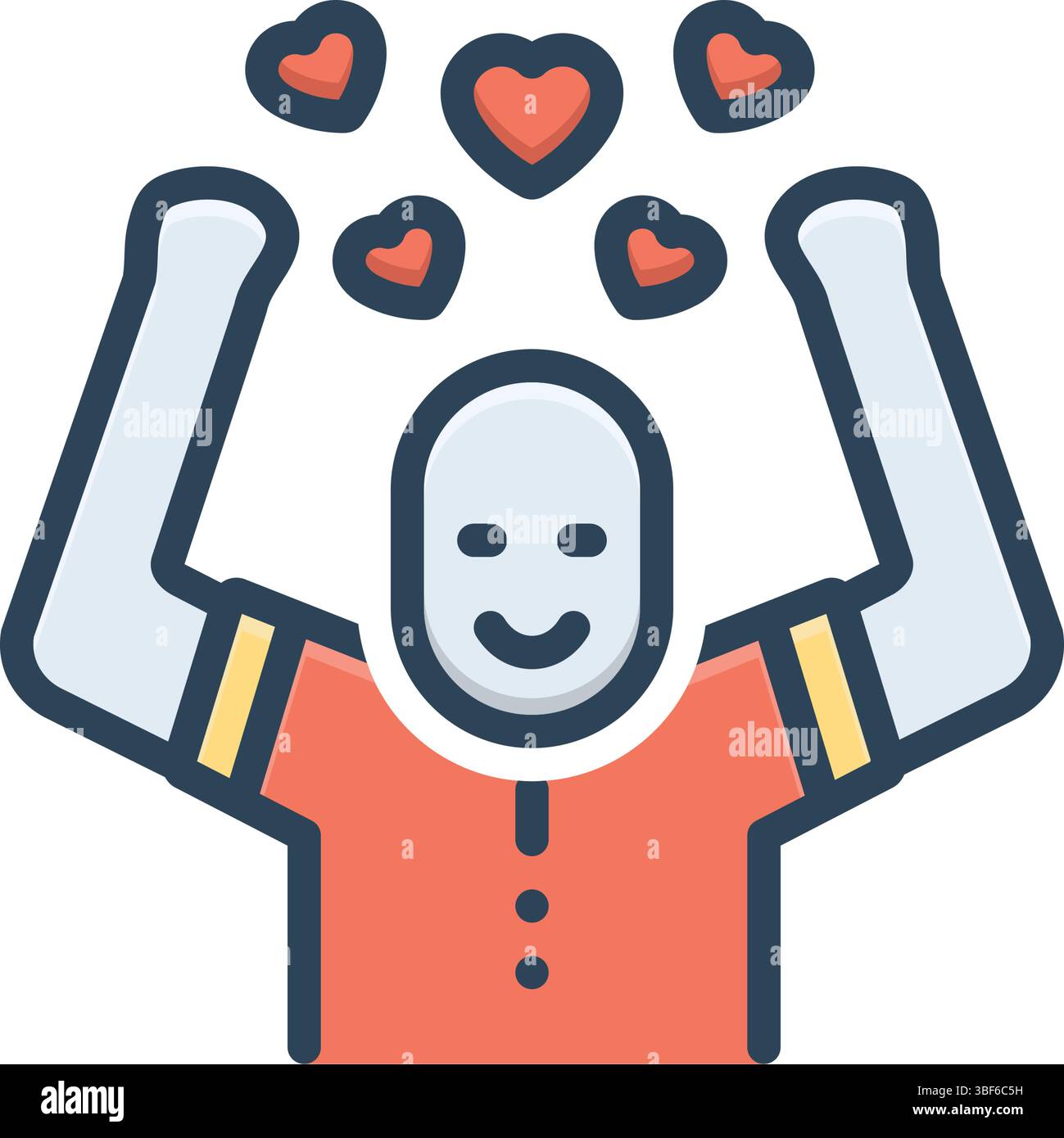Icon for happy, joyful Stock Vector Image & Art - Alamy