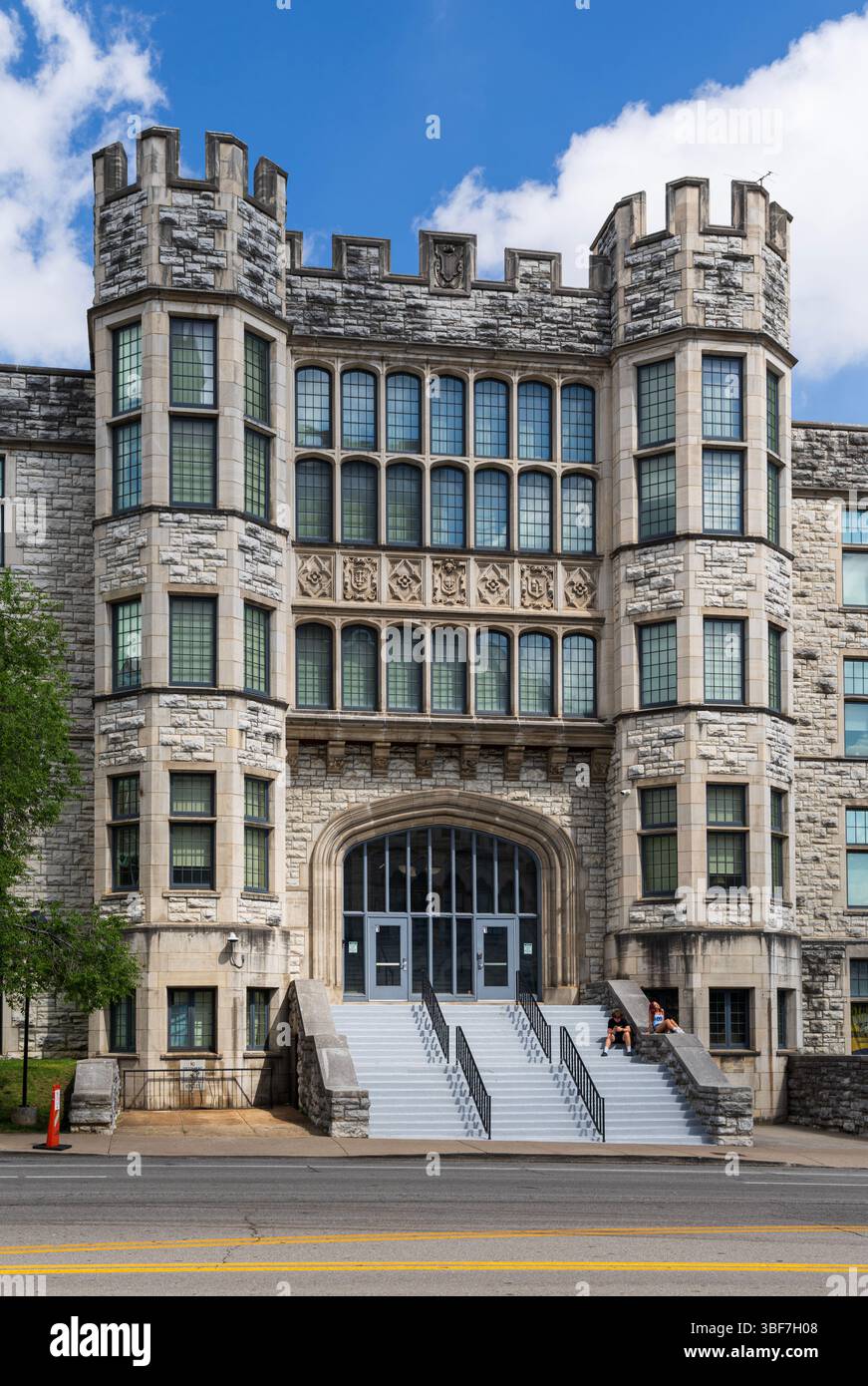 Hume-Fogg Academic High School, Broadway, Nashville, Tennessee, USA Stock Photo