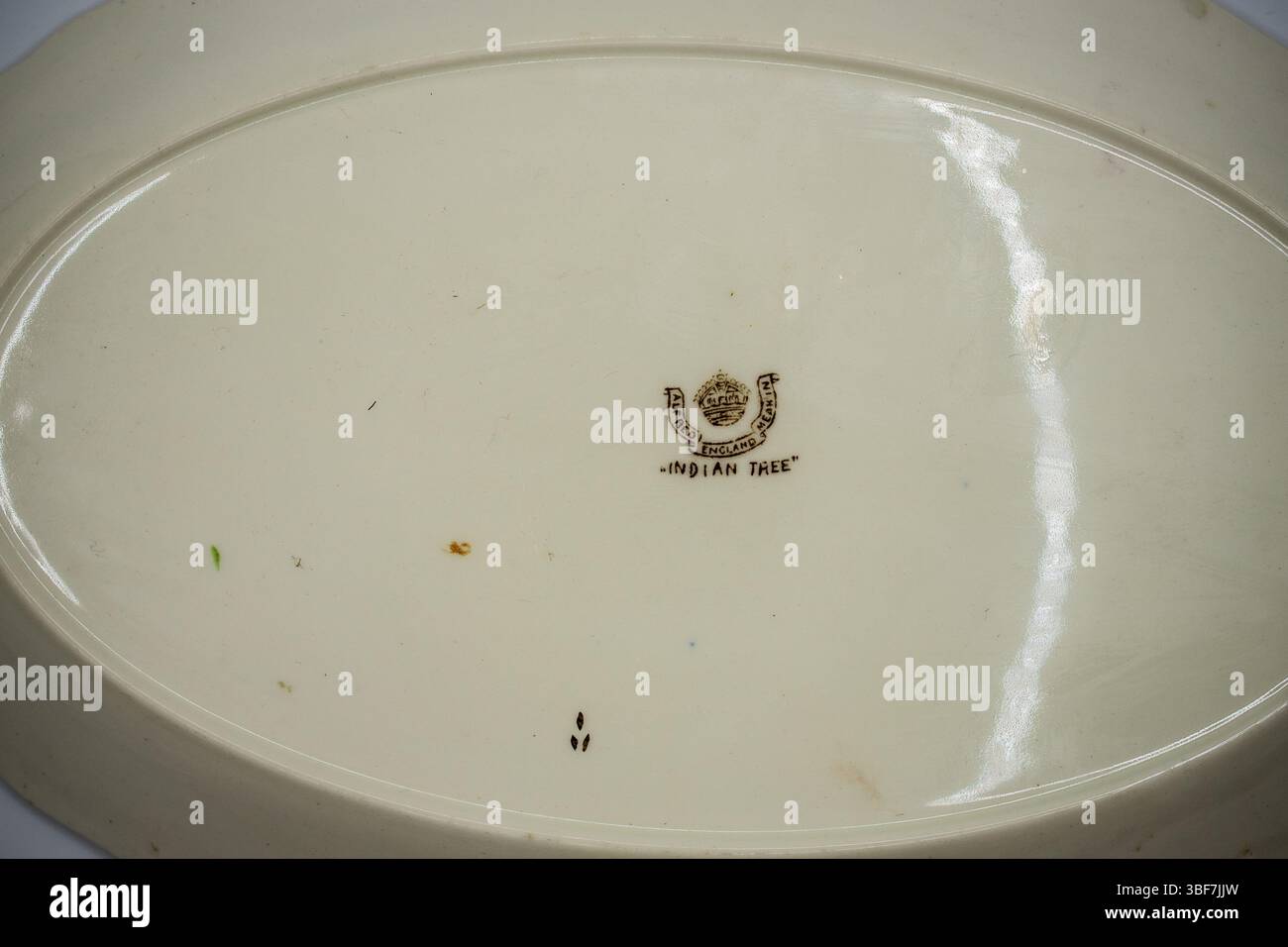 porcelain serving platter Stock Photo