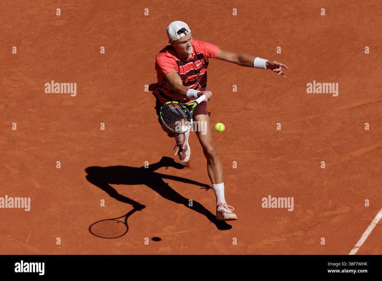 Holger Rune of Denmark during the Roland-Garros 2025, French Open ...