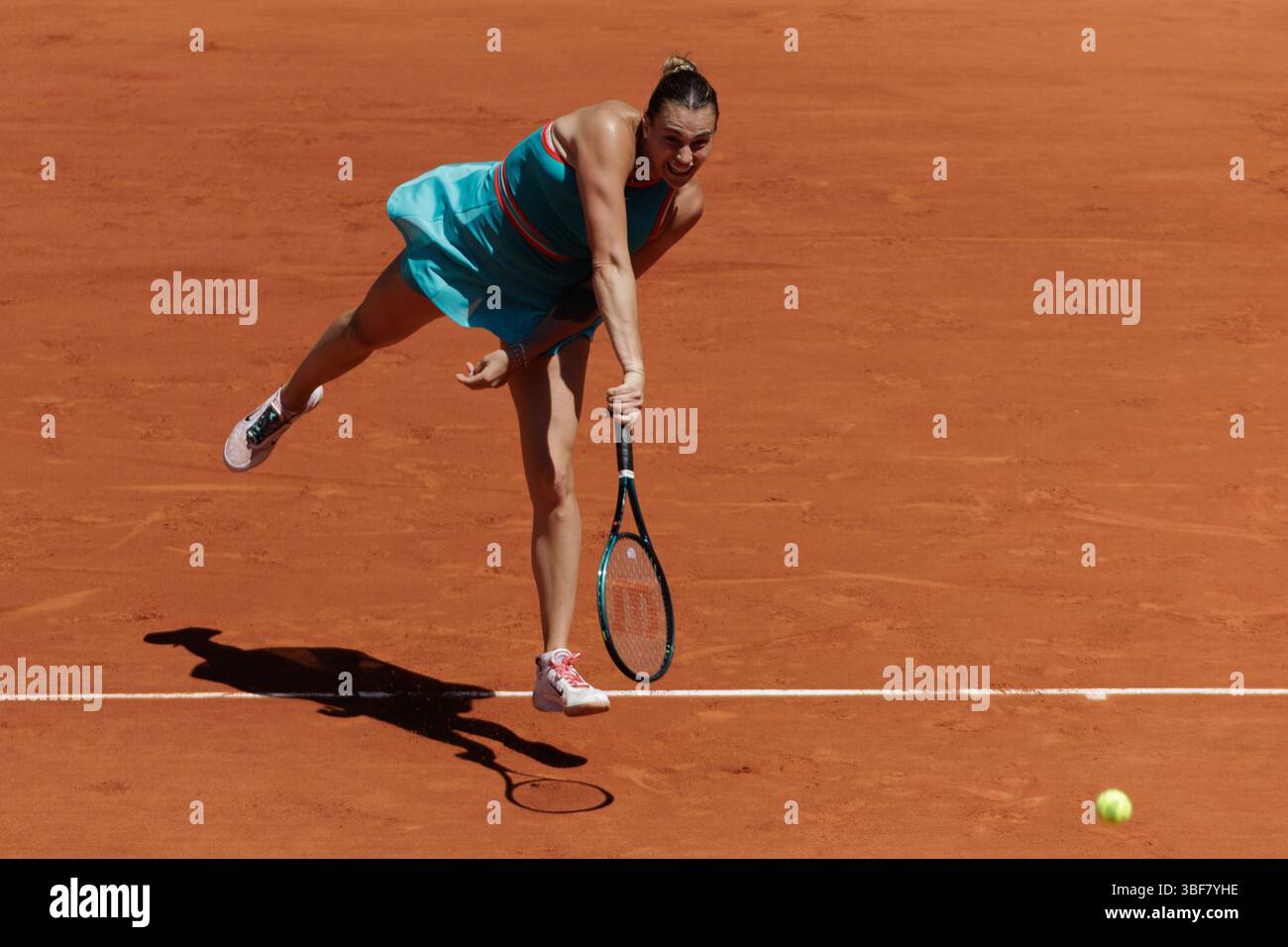 Aryna Sabalenka of Belarus during the RolandGarros 2025, French Open