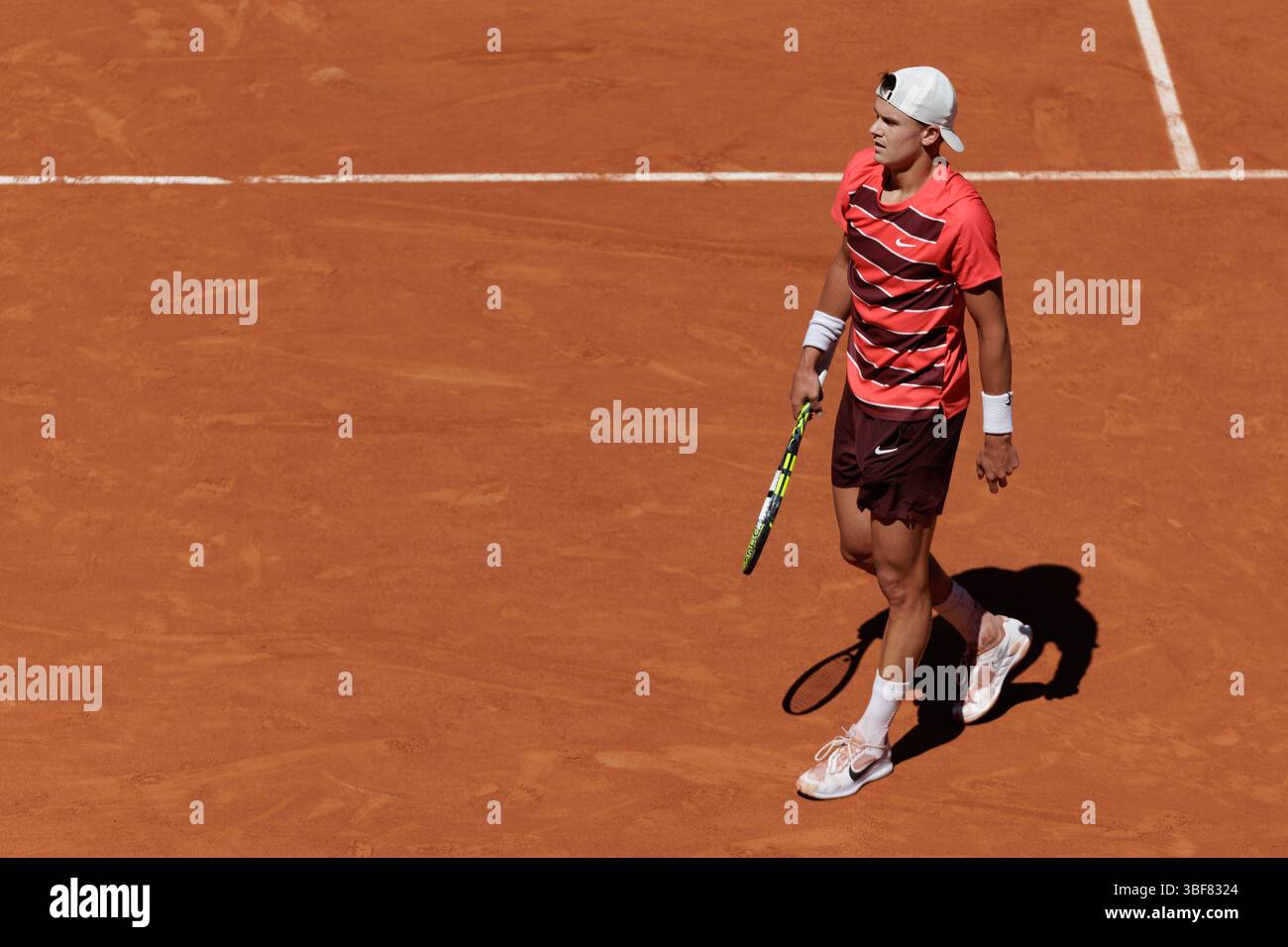 Holger Rune of Denmark during the Roland-Garros 2025, French Open ...