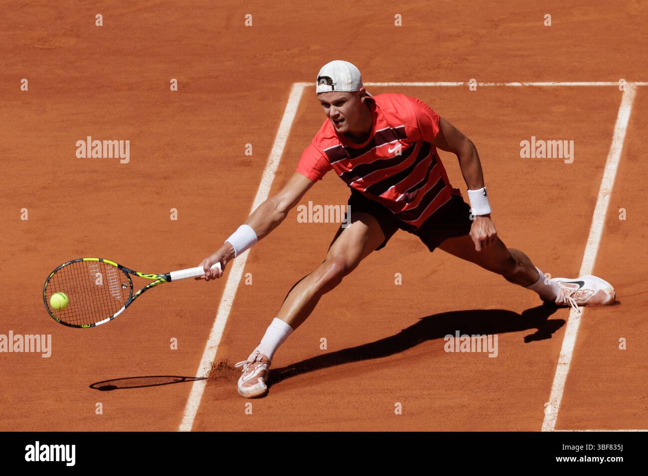 Holger Rune of Denmark during the Roland-Garros 2025, French Open ...