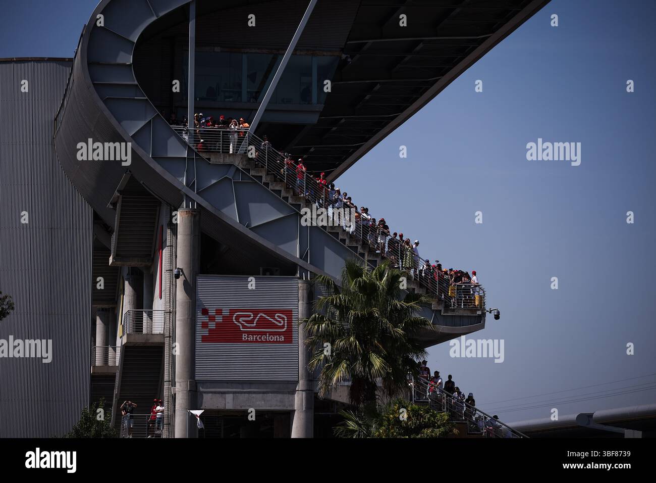 Main grandstand of the circuit during the Formula 1 Aramco Gran Premio ...