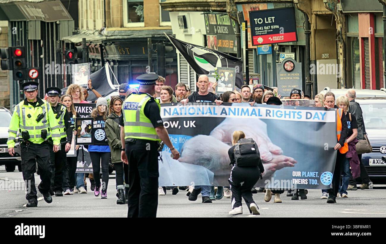 Glasgow, Scotland, UK. 31st May, 2025. Animal rights protest for ...