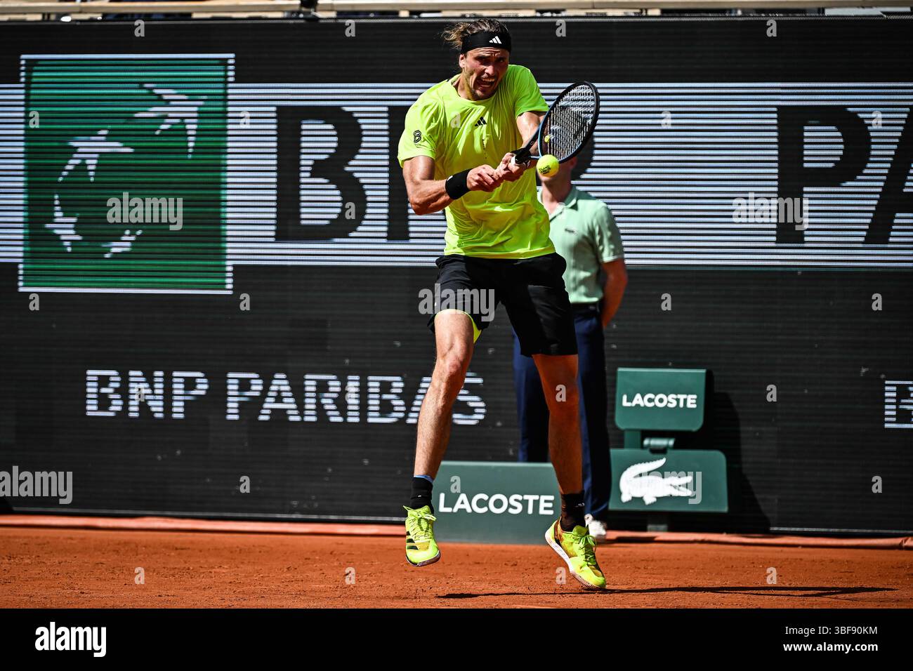 Alexander ZVEREV of Germany during the seventh day of the RolandGarros