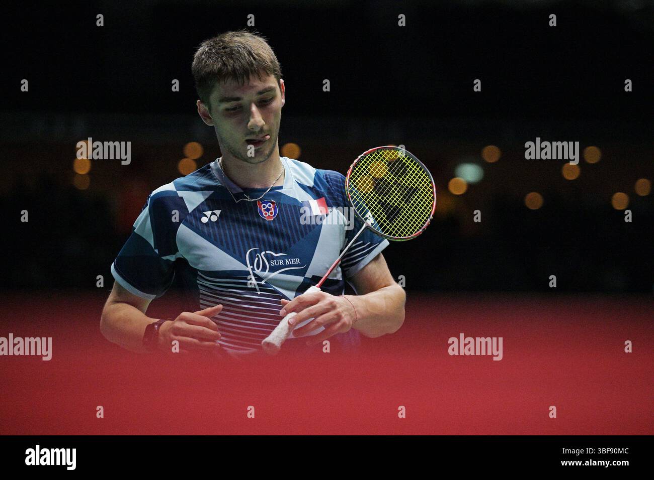 Singapore. 31st May, 2025. Christo Popov reacts during the men's ...