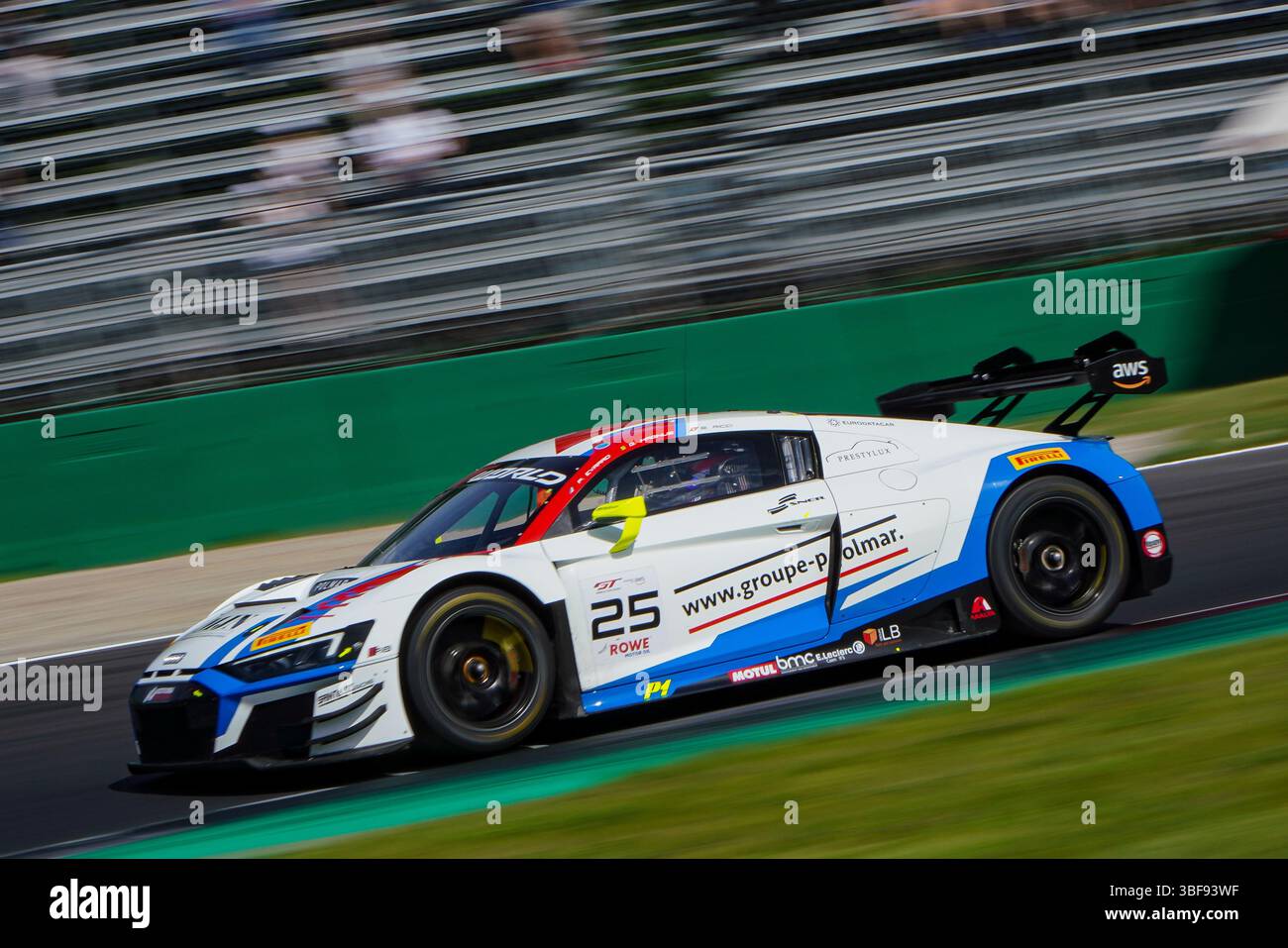 Magnus Ricci Benjamin RICCI, Paul EVRARD and Gilles MAGNUS driving the (#25) Audi R8 ...
