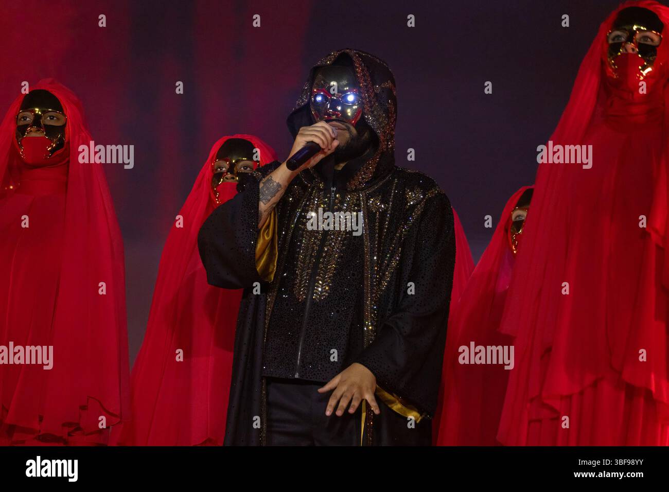 The Weeknd (Abel Tesfaye) during the After Hours til Dawn Tour at The Weeknd (Abel Tesfaye) during the After Hours til Dawn Tour at