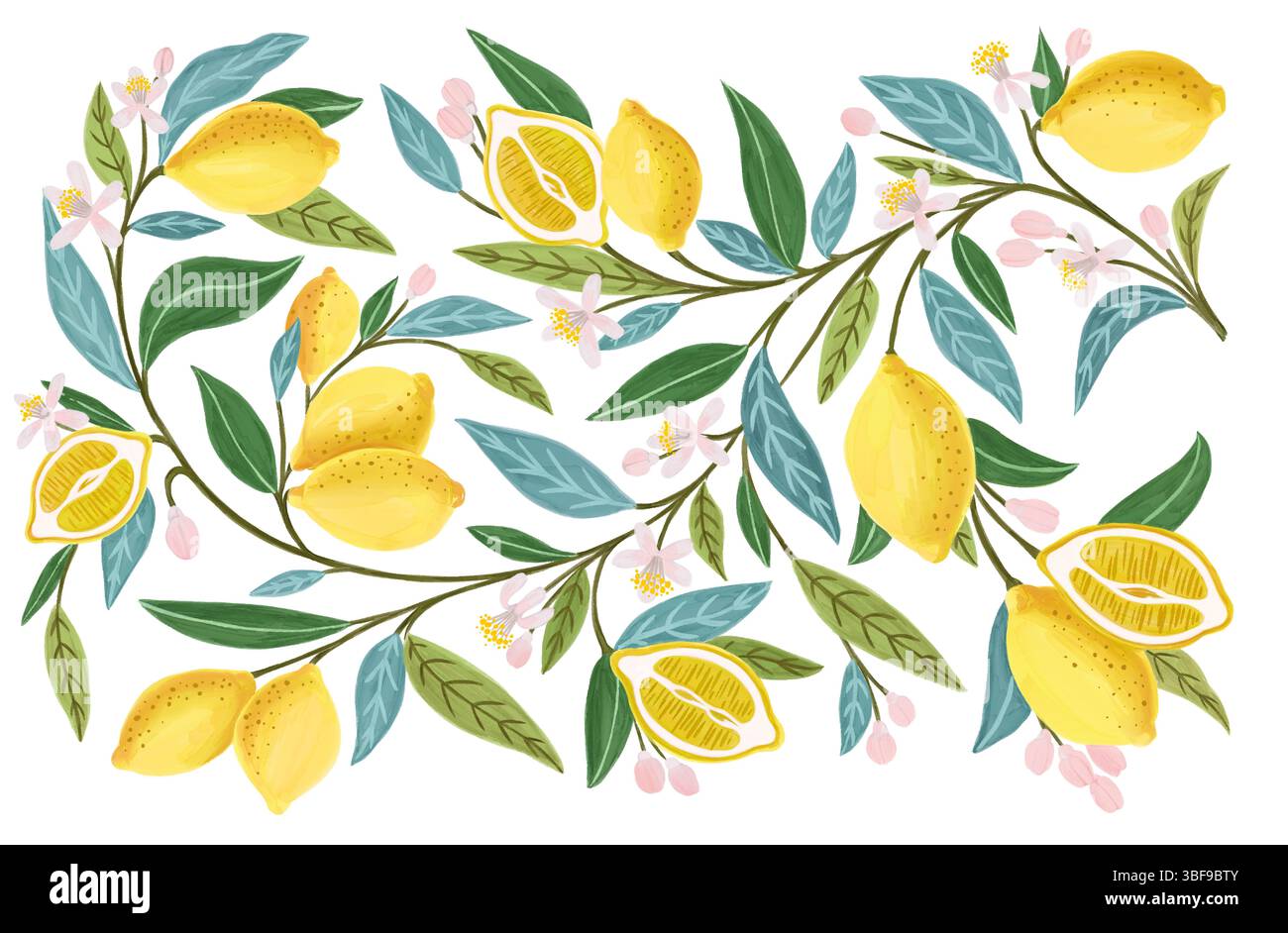 Vibrant abstract design featuring pattern Cut Out Stock Images