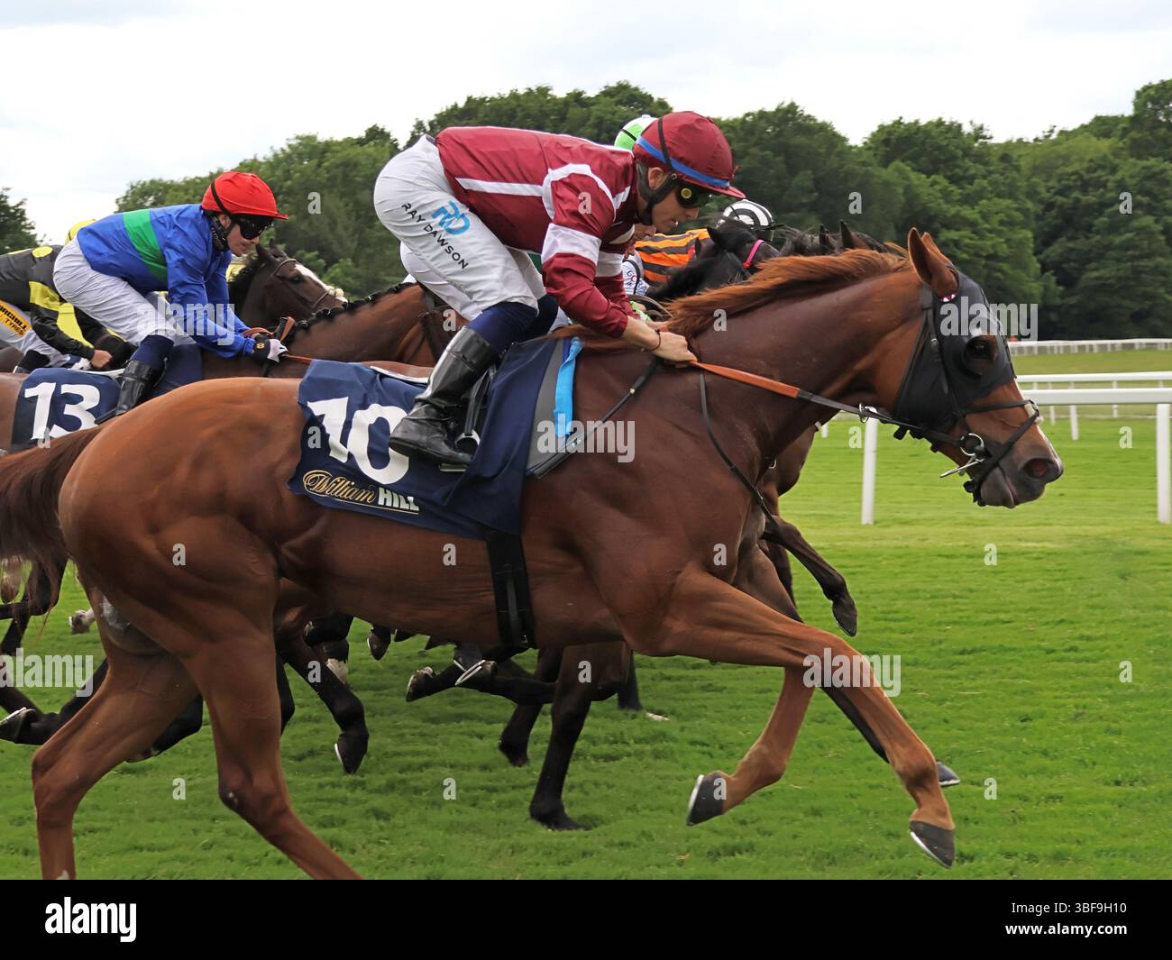 Ray Dawson winning 14:40 race York Racecourse riding Habooba (USA ...
