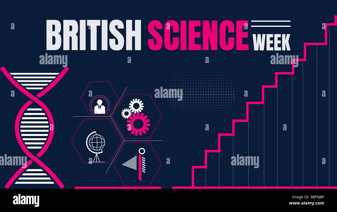 Science for All, British Science Week Celebration Stock Vector Image ...