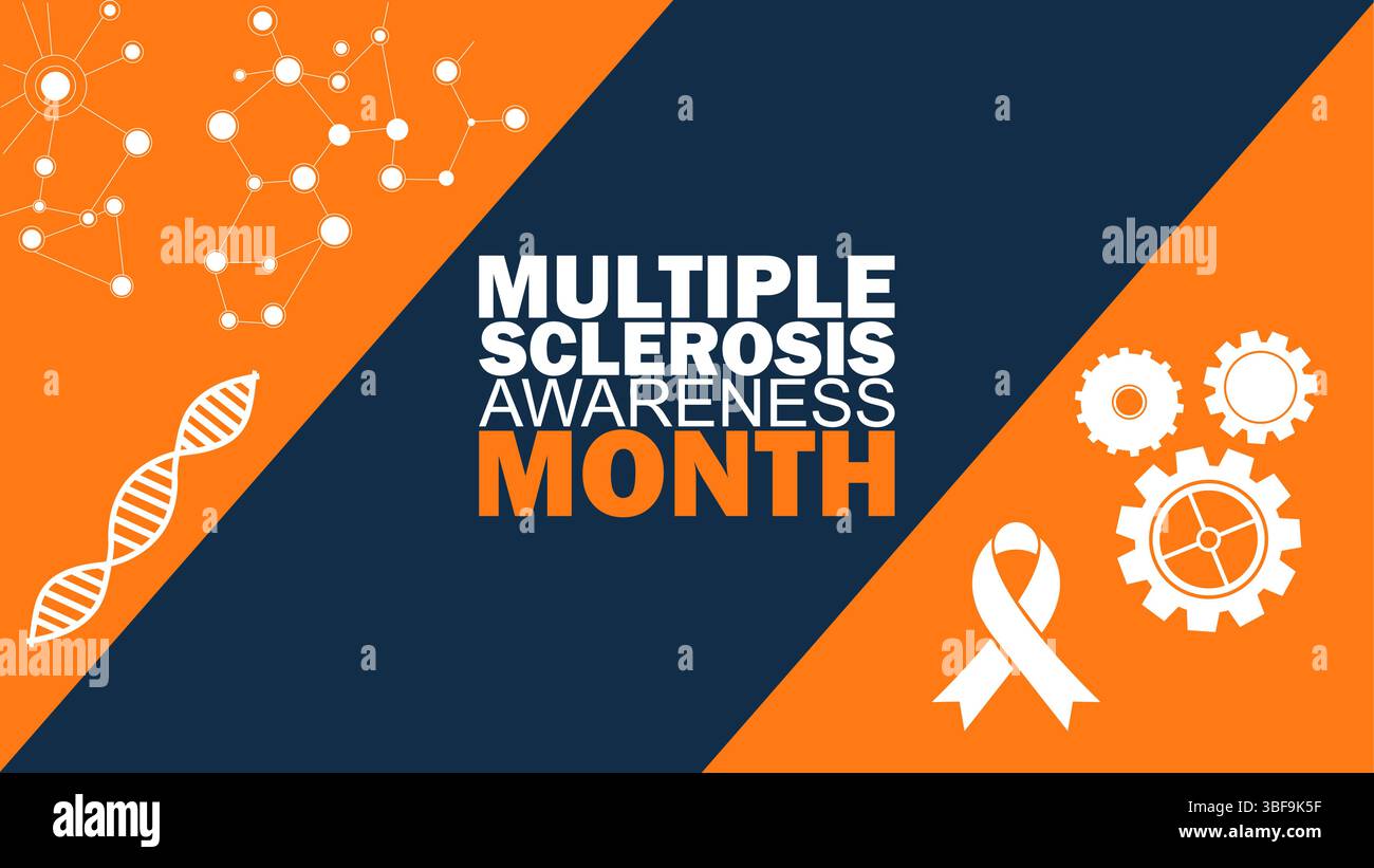 Multiple Sclerosis Awareness Month Educate, Advocate, Empower Stock ...