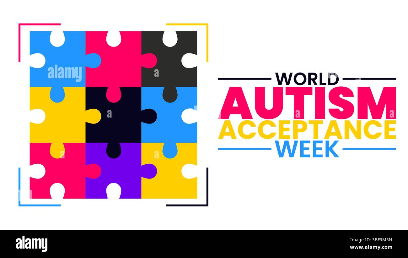 Embracing Neurodiversity, World Autism Acceptance Week design templet ...