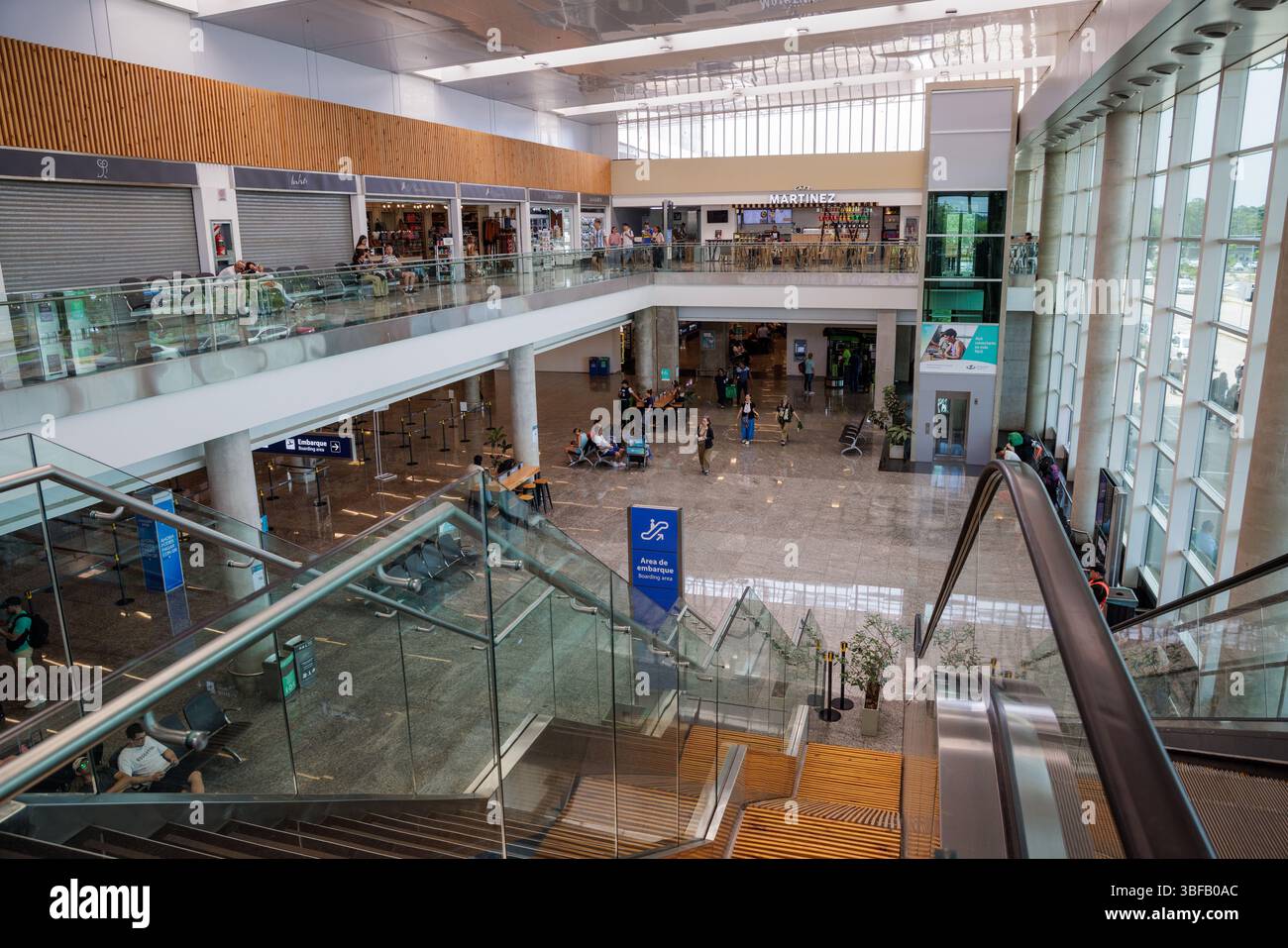 Puerto Iguazu, Misiones, Argentina - May 18th, 2025: Iguazu Falls International Airport, Greater Carlos Eduardo Krause. Stock Photo