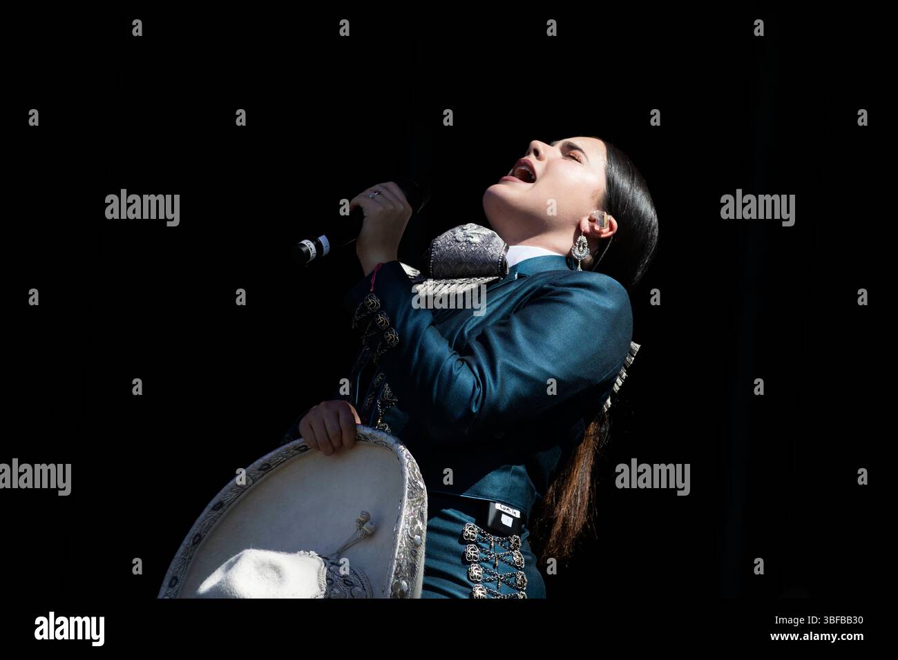Camila Fernandez performs at La Onda music festival in Napa, Calif., on