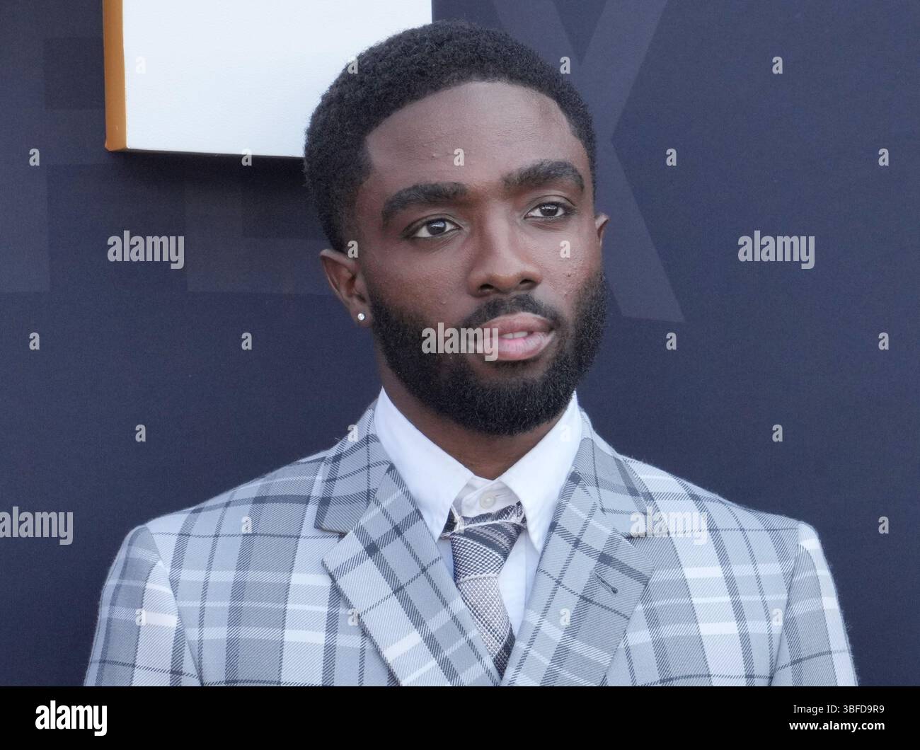 Caleb McLaughlin arrives at the Netflix TUDUM 2025: The Live Event held ...