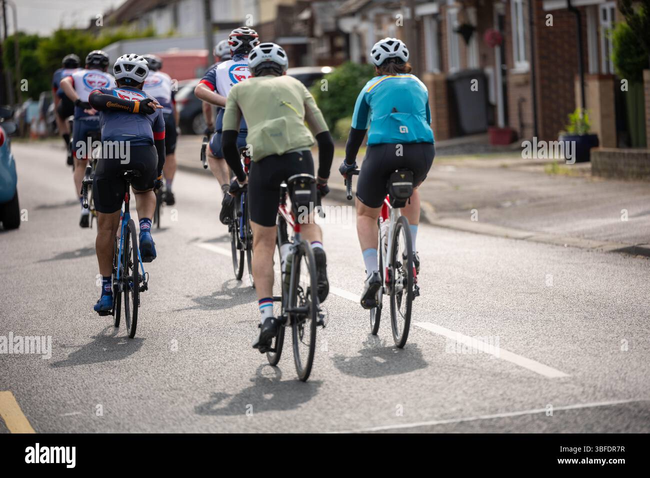 Brentwood Essex 1st Jun 2025 The Tour Essex Sportive is a mass bike ...