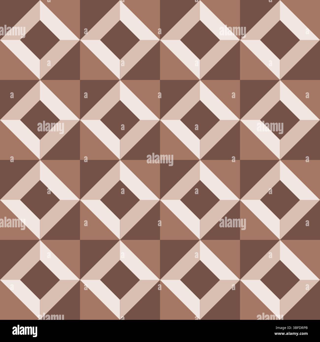 Minimalist Geometric Mid Mod Seamless Pattern Stock Vector