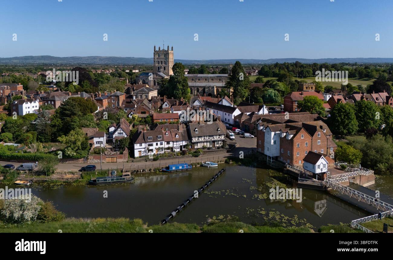 Tewkesbury,Gloucestershire,England Stock Photo