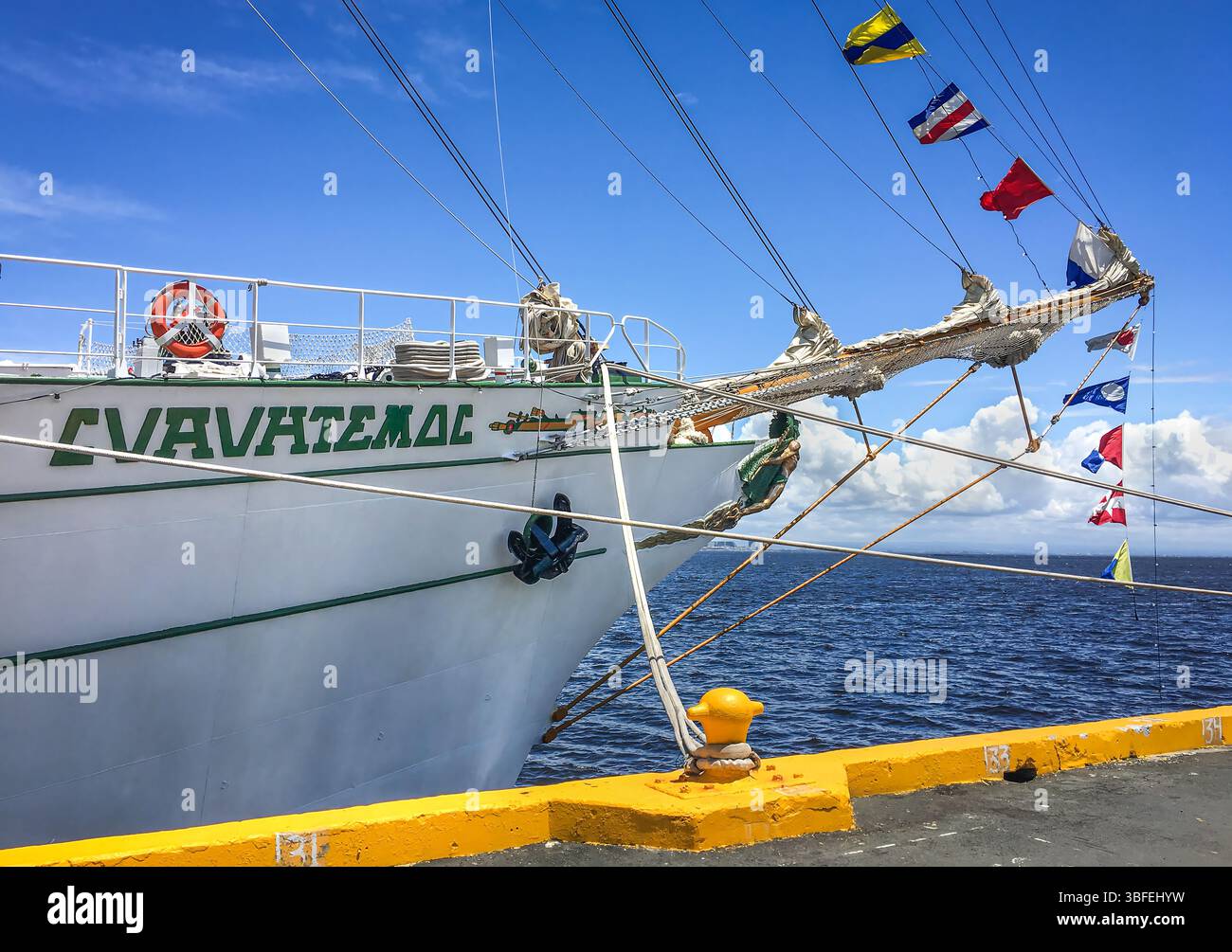 ARM Cuauhtémoc - Armada de Mexico - Smartphone Captured Stock Image
